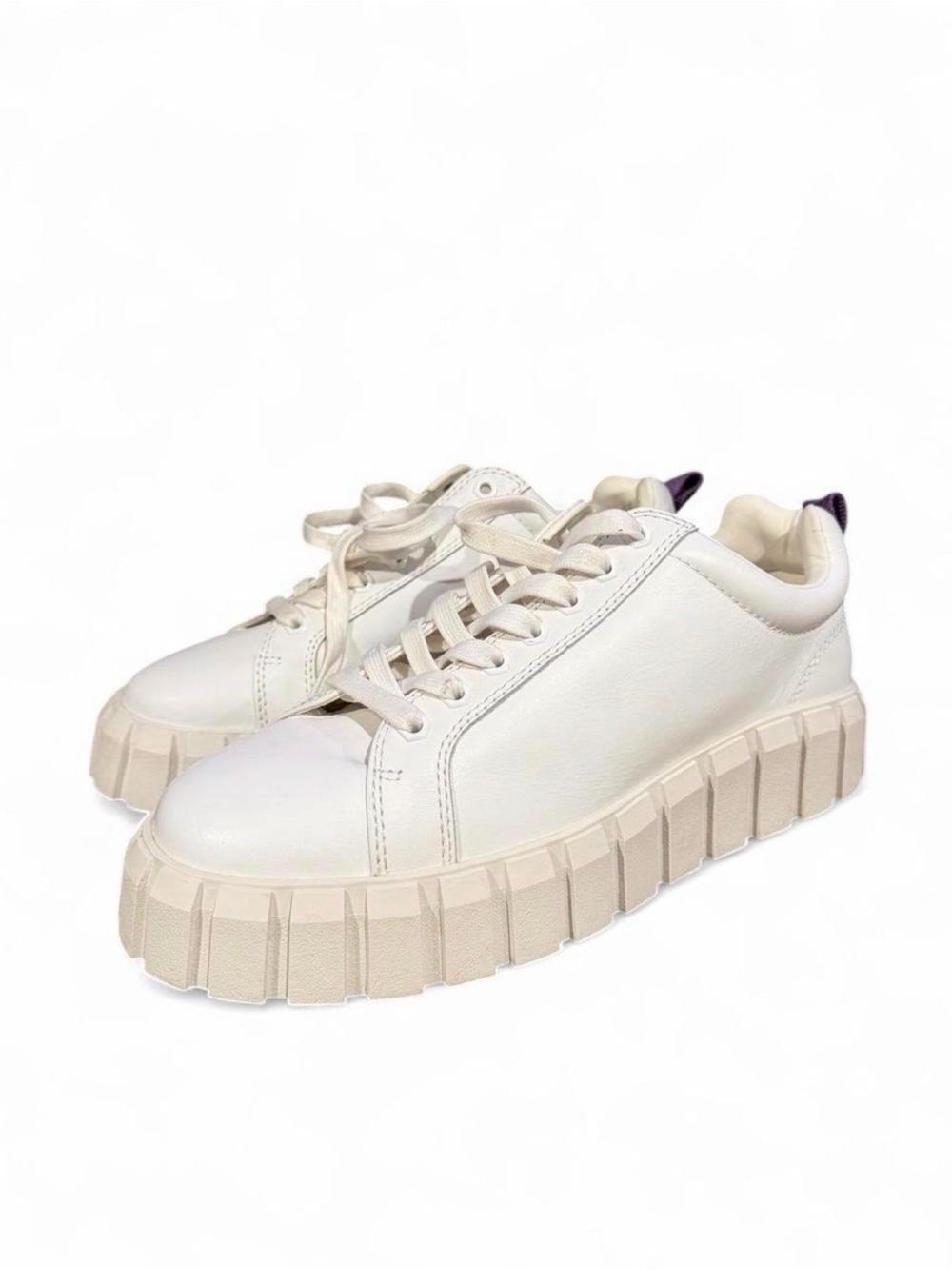 EYTYS White Platform Lace-Up Sneakers